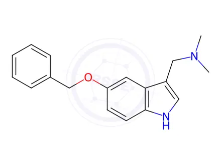 Chemical structure of 1-(5-(Benzyloxy)-1H-Indol-3-Yl)-N,N-Dimethylmethanamin