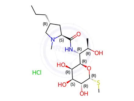 Chemical structure of Lincomycin hydrochloride