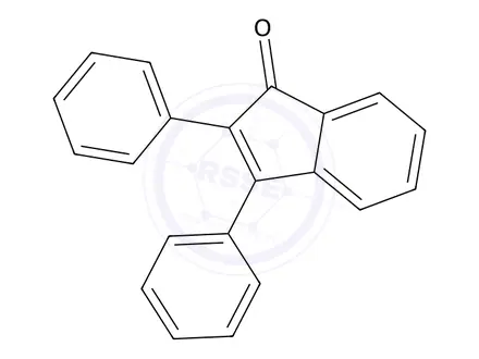 Chemical structure of 2,3-Diphenyl-1H-inden-1-one