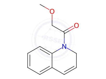 Chemical structure of 1,2-Dihydro-1-(methoxyacetyl)quinoline