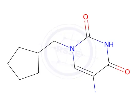 Chemical structure of 5-Amino-1-(cyclopentylmethyl)pyrimidine-2,4(1h,3h)-dione