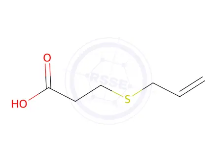 Chemical structure of 3-(allylthio)propanoic acid