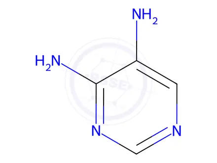 Chemical structure of 4,5-Diaminopyrimidine