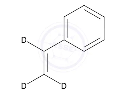 Chemical structure of Styrene-Alpha,Beta,Beta-d3