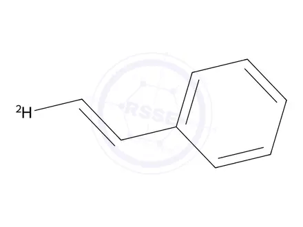 Chemical structure of cis-1-Phenyl-ethylene-2-d