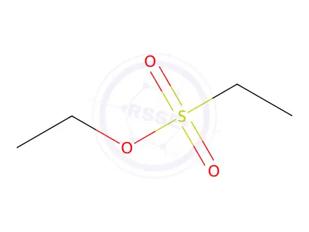 Chemical structure of Ethanesulfonic acid ethyl ester