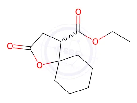 Chemical structure of 2-Oxo-1-oxa-spiro[4.5]decane-4-carboxylic acid ethyl ester