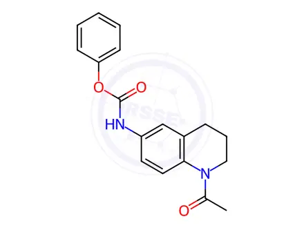 Chemical structure of Phenyl (1-acetyl-1,2,3,4-tetrahydroquinolin-6-yl)carbamate