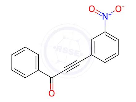 Chemical structure of 3-(3-Nitrophenyl)-1-phenylprop-2-yn-1-one