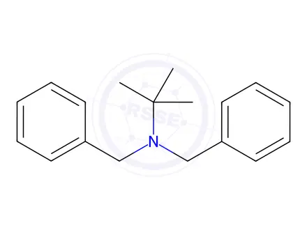Chemical structure of N,N-dibenzyl-2-methylpropan-2-amine
