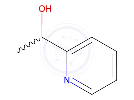 Chemical structure of 1-(Pyridin-2-Yl)Ethanol