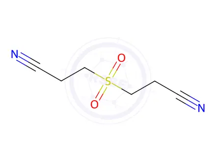 Chemical structure of 3,3′-Sulfonylbis[propanenitrile] (BSC)