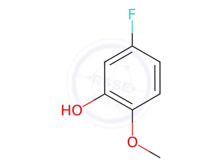 Chemical structure of 5-fluoro-2-methoxyphenol