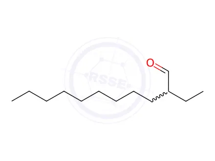 Chemical structure of 2-ethylundecanal