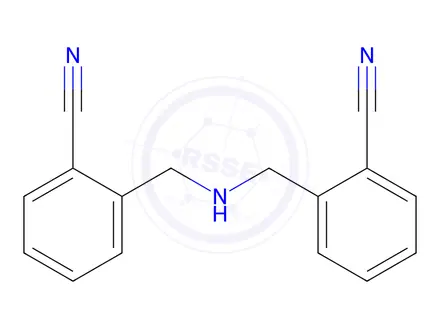Chemical structure of 2,2'-(Azanediylbis(methylene))dibenzonitrile