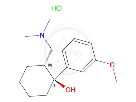 Chemical structure of (1S,2R)-Tramadol Hydrochloride