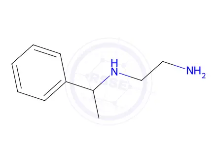 Chemical structure of N-(1-phenylethyl)ethane-1,2-diamine