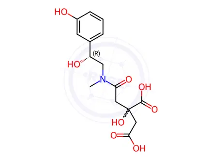 Chemical structure of Phenylephrine Citric Acid Adduct