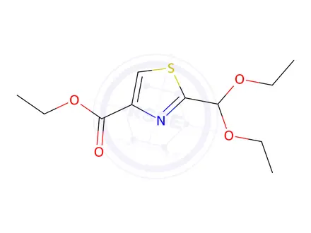 Chemical structure of Ethyl 2-(diethoxymethyl)thiazole-4-carboxylate