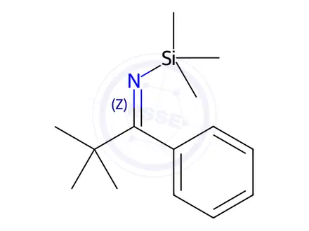 Chemical structure of N-(α-tert-Butylbenzylidene)-α,α,α-trimethylsilanamine