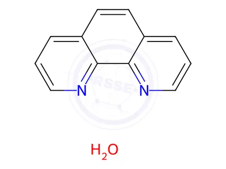 Chemical structure of 1,10-Phenanthroline Monohydrate