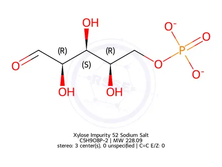 Chemical structure of Xylose Impurity 52 Sodium Salt