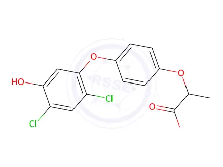 Chemical structure of Diclofop Impurity 8