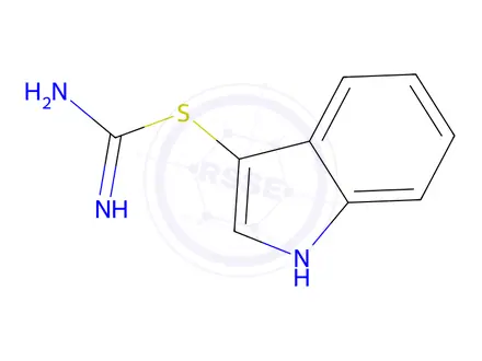 Chemical structure of (1H-Indol-3-ylsulfanyl)methanimidamide