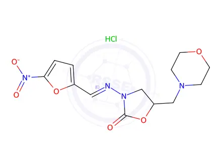 Chemical structure of Furaltadone Hydrochloride