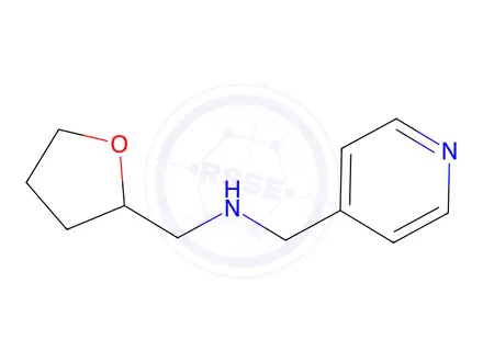 Chemical structure of 1-(Pyridin-4-yl)-N-((tetrahydrofuran-2-yl)methyl)methanamine