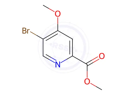 Chemical structure of Methyl 5-Bromo-4-methoxypyridine-2-carboxylate