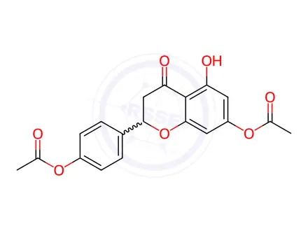 Chemical structure of Naringenin-4,7-diacetate