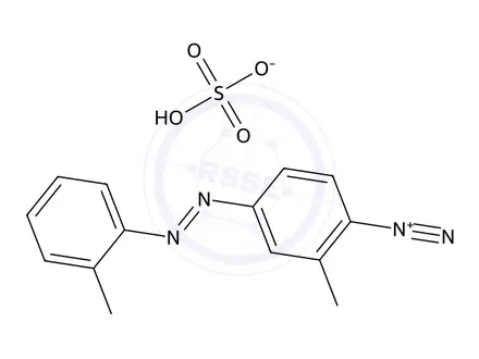Chemical structure of Rapid Garnet GBC Sulfate