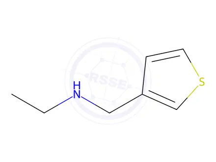 Chemical structure of N-(thiophen-3-ylmethyl)ethanamine