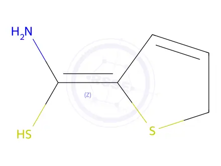 Chemical structure of thiohypofluorous acid (4-oxo-3,4-dihydro-2H-1-benzopyran-6-yl) ester