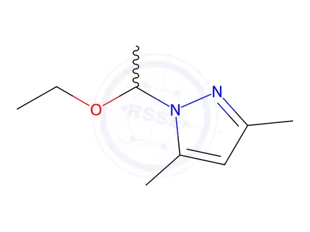 Chemical structure of 1-(1-Ethoxyethyl)-3,5-dimethyl-1H-pyrazole