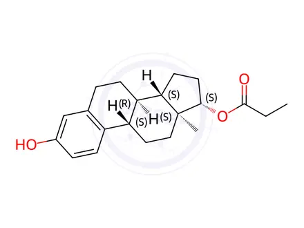 Chemical structure of Estradiol 17-Propionate