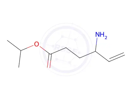 Chemical structure of isopropyl 4-aminohex-5-enoate