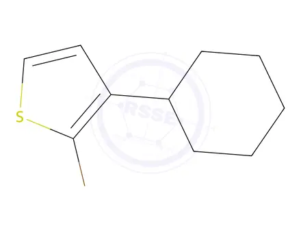 Chemical structure of 2-Bromo-3-cyclohexylthiophene
