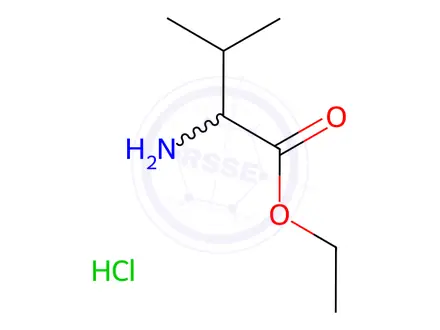Chemical structure of Valine Ethyl Ester, Hydrochloride