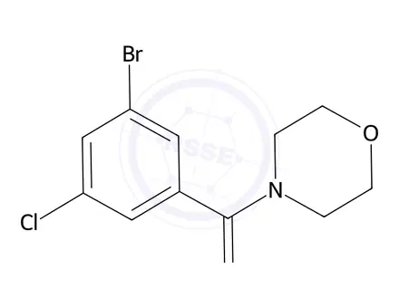 Chemical structure of (3-Bromo-5-chlorophenyl)(morpholino)methanone