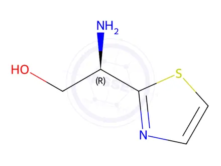 Chemical structure of (R)-2-Amino-2-(thiazol-2-yl)ethanol