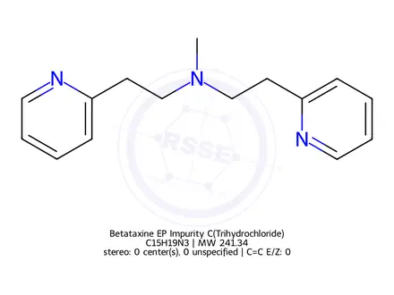 Chemical structure of Betataxine EP Impurity C(Trihydrochloride)