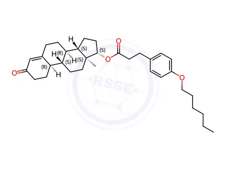 Chemical structure of Nandrolone hexyloxyphenylpropionate