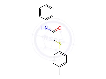 Chemical structure of N-Phenyl-2-(p-tolylthio)acetamide