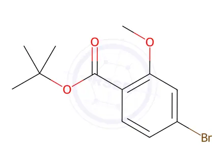 Chemical structure of Tert-butyl 4-bromo-2-methoxybenzoate