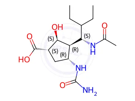 Chemical structure of Peramivir Impurity 249