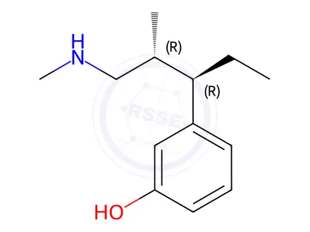 Chemical structure of 3-((2R,3R)-2-Methyl-1-(methylamino)pentan-3-yl)phenol