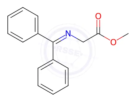 Chemical structure of Methyl N-(diphenylmethylene)glycinate