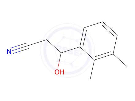 Chemical structure of 3-(2,3-Dimethylphenyl)-3-hydroxypropanenitrile